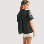 Load image into Gallery viewer, MIDNIGHT GARDEN TOP