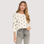 Load image into Gallery viewer, POLKA POM SWEATER