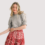 Load image into Gallery viewer, TANYA GREY TOP