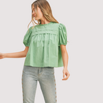 Load image into Gallery viewer, VERONICA PUFF SLEEVE TOP