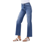 Load image into Gallery viewer, 90's LEG DISTRESSING JEANS