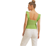 Load image into Gallery viewer, ALESSANDRA LIME TANK TOP