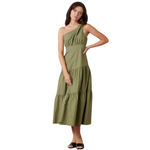 Load image into Gallery viewer, ANTONELLA OLIVE DRESS