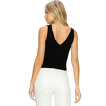 Load image into Gallery viewer, BLACK CROPPED SWEATER TANK