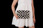 Load image into Gallery viewer, BLACK & WHITE CLUTCH