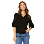 Load image into Gallery viewer, BREAK ROOM RUFFLE BLOUSE