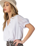 Load image into Gallery viewer, DELIGHT BLOUSE WHITE