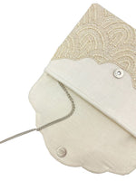 Load image into Gallery viewer, CREAM BRIDAL CLUTCH