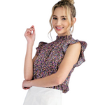 Load image into Gallery viewer, JASS FLORAL BLOUSE TOP