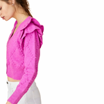 Load image into Gallery viewer, MARBELLA ELECTRIC ORCHID CARDIGAN