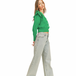 Load image into Gallery viewer, MARBELLA KELLY GREEN CARDIGAN