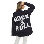 Load image into Gallery viewer, ROCK & ROLL DEMIN SHIRT