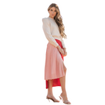 Load image into Gallery viewer, ROSSO PLEAT WRAP SKIRT