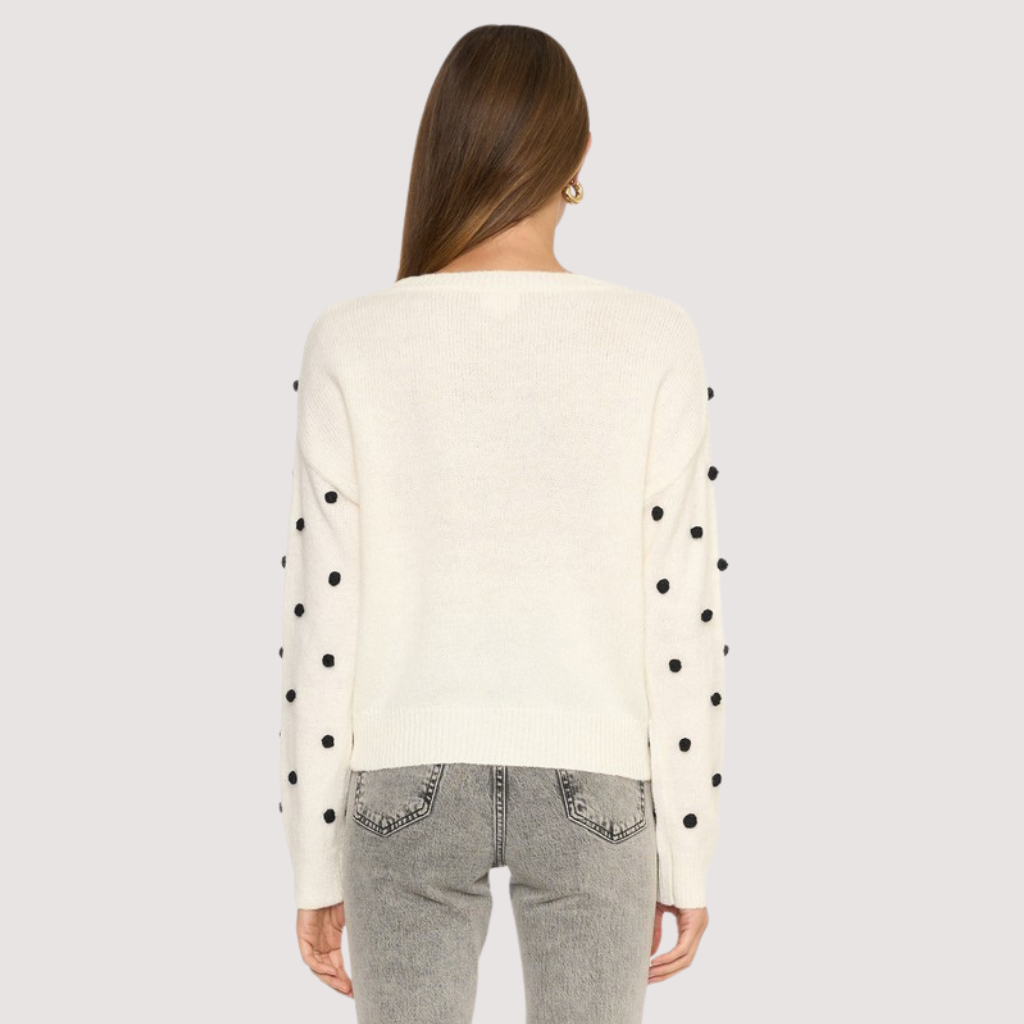 POLKA POM SWEATER