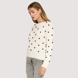 POLKA POM SWEATER