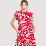 Load image into Gallery viewer, SCARLET BLOOM MAXI DRESS
