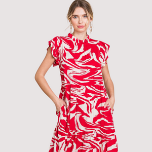 Open image in slideshow, SCARLET BLOOM MAXI DRESS
