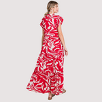 Load image into Gallery viewer, SCARLET BLOOM MAXI DRESS
