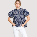 Load image into Gallery viewer, AVA PUFFED SLEEVES TOP
