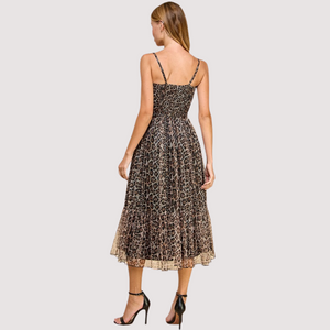 DINORAH CHEETAH DRESS