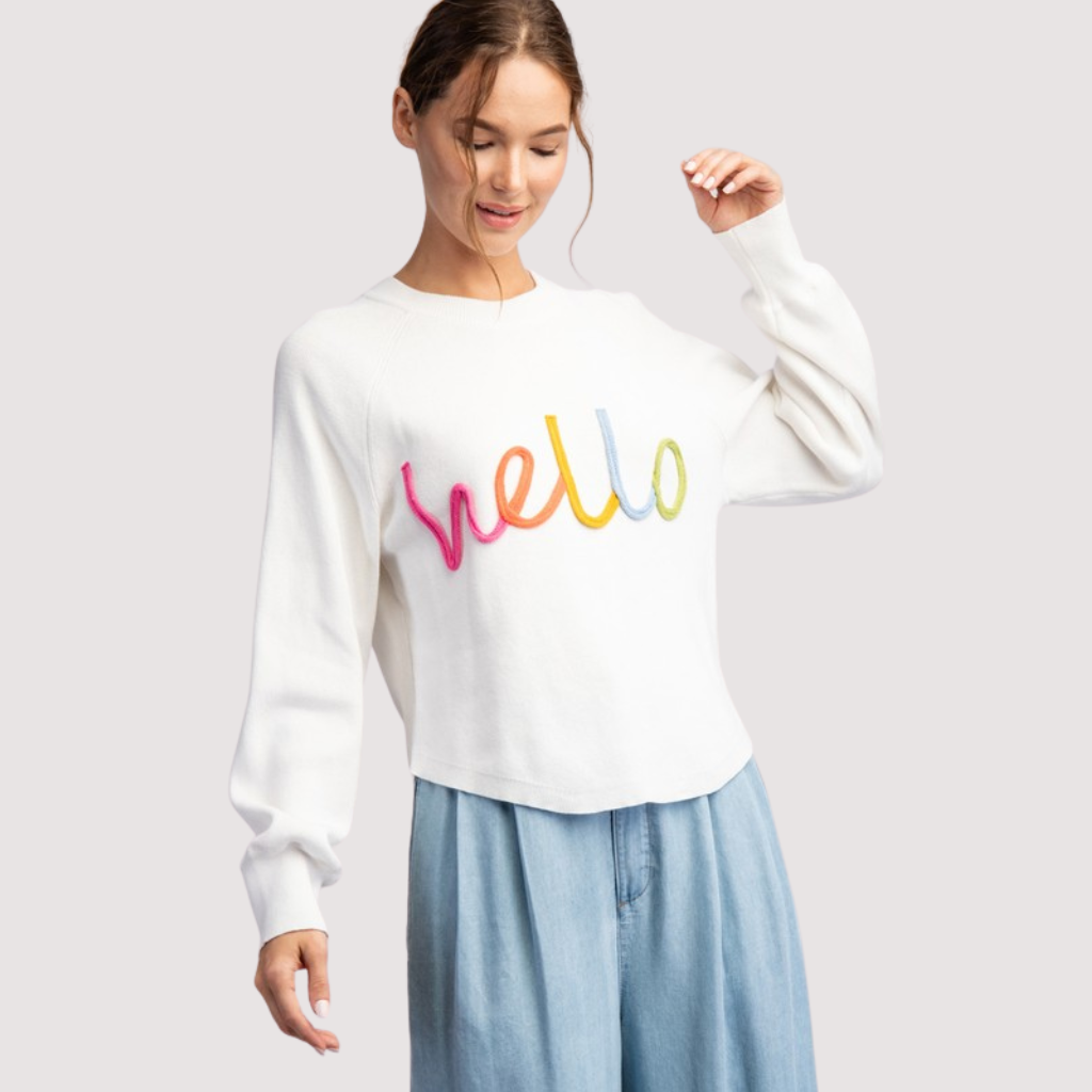 HELLO SWEATER