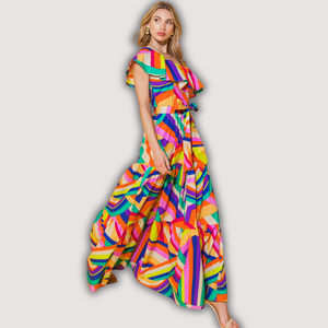 ARCOBALENO MAXI DRESS