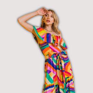 ARCOBALENO MAXI DRESS