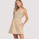 Load image into Gallery viewer, SAHARA BREEZEW MINI DRESS
