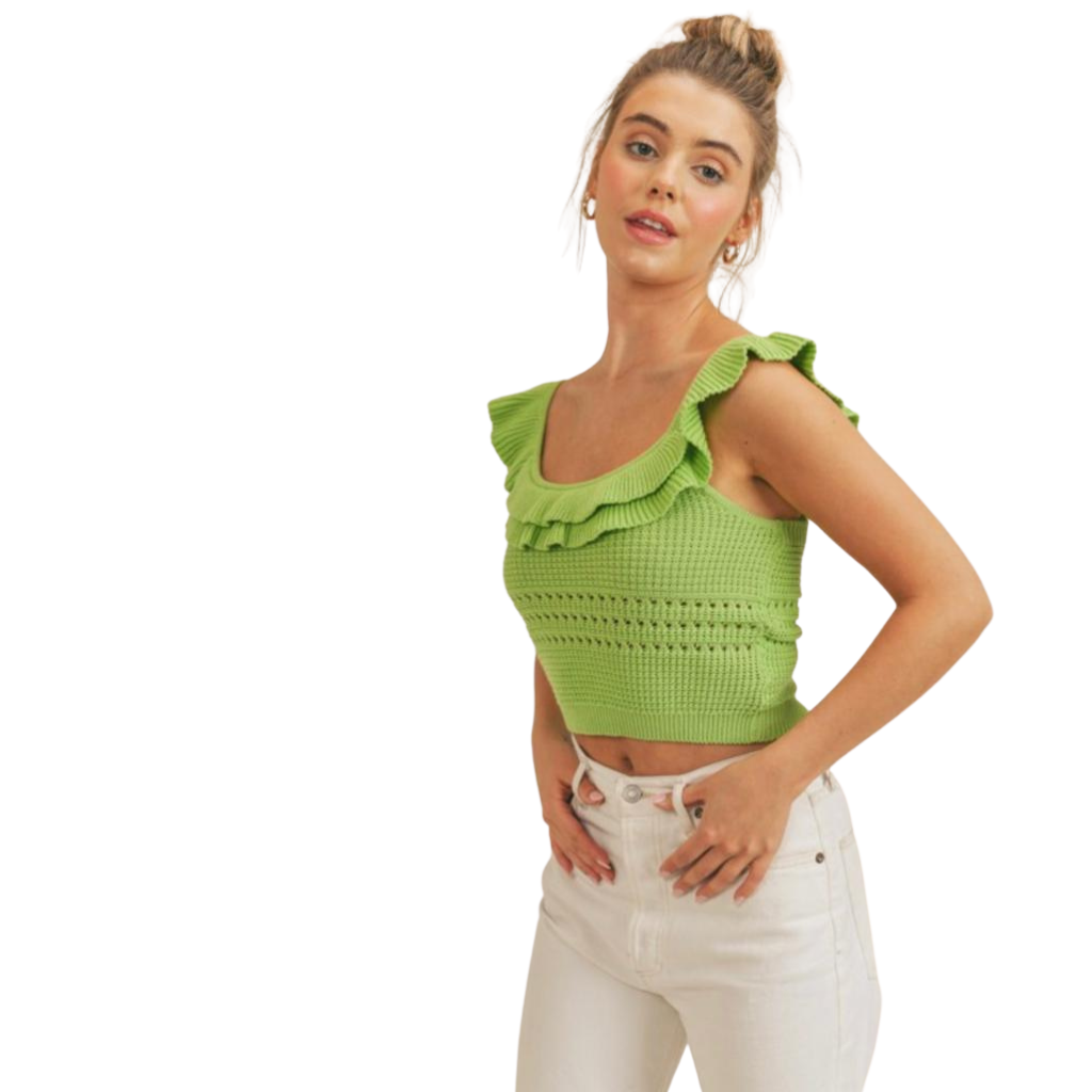 ALESSANDRA LIME  TANK TOP