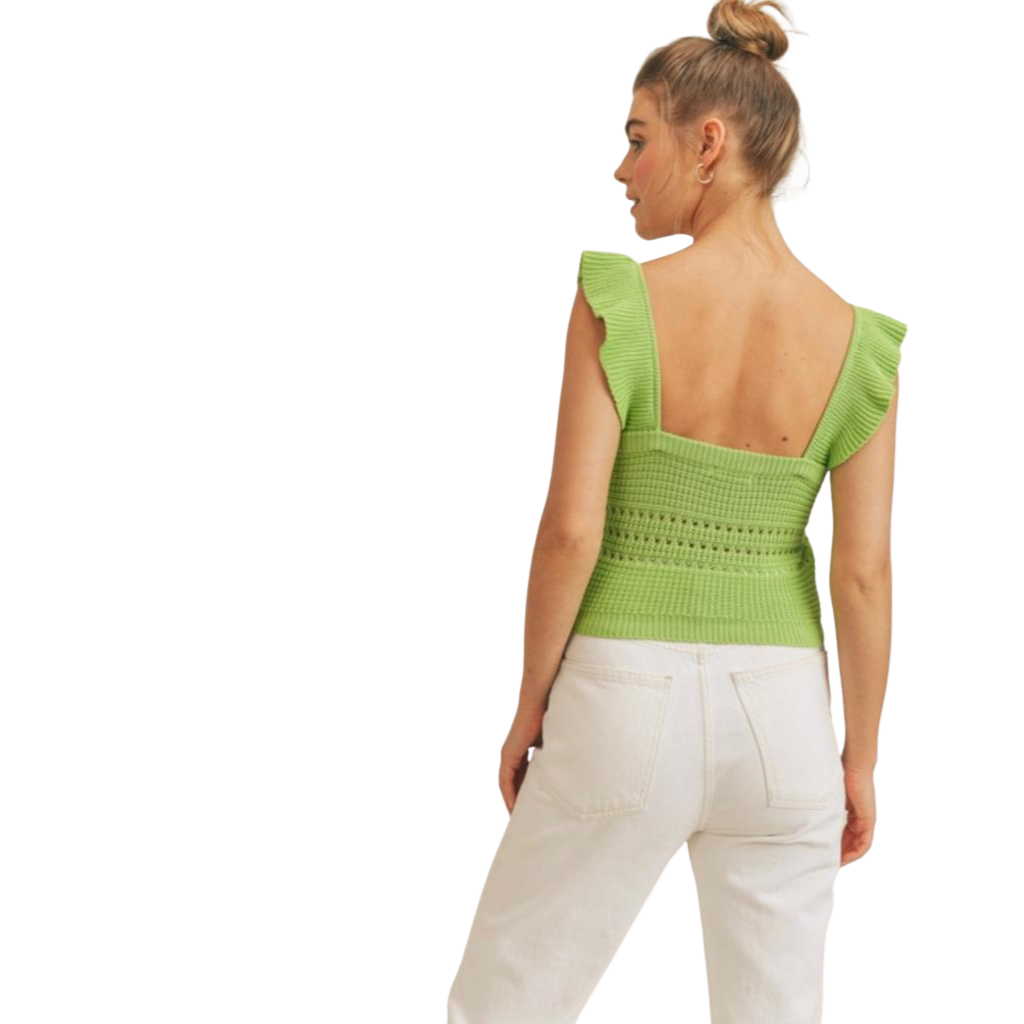 ALESSANDRA LIME  TANK TOP