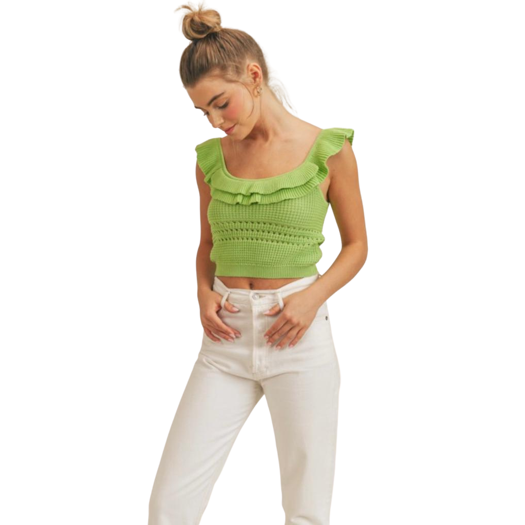 ALESSANDRA LIME  TANK TOP