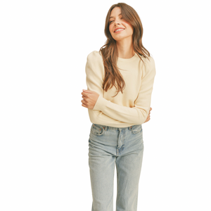 ALMEIDA CREAM PULLOVER