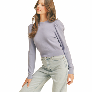 Open image in slideshow, ALMEIDA LAVANDER PULLOVER
