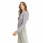 Load image into Gallery viewer, ALMEIDA LAVANDER PULLOVER
