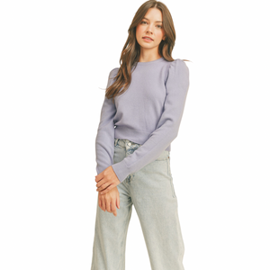 ALMEIDA LAVANDER PULLOVER