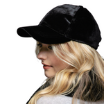 Load image into Gallery viewer, VELVET HAT BLACK
