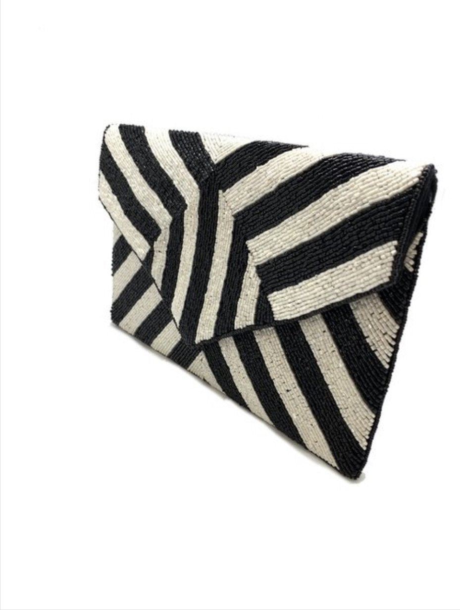 Black & white clutch