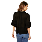 Load image into Gallery viewer, BREAK ROOM RUFFLE BLOUSE
