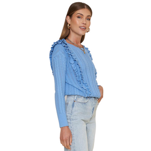 CATANIA BLUE SWEATER TOP