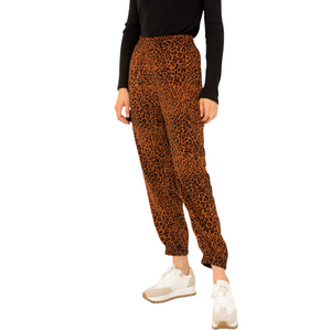 Open image in slideshow, CHEETAH JOGGER PANTS
