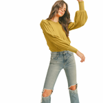 Load image into Gallery viewer, CINNIA SLEEVE SWEATER
