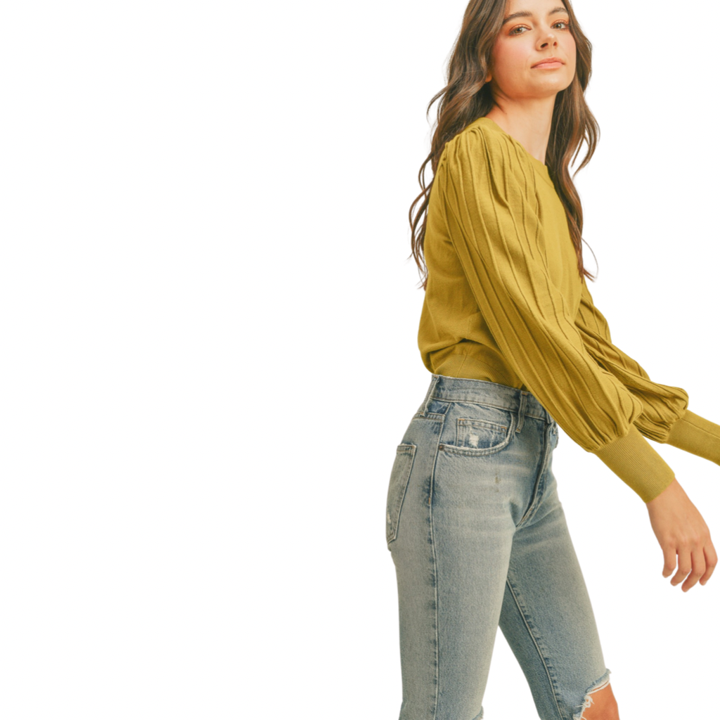 CINNIA SLEEVE SWEATER