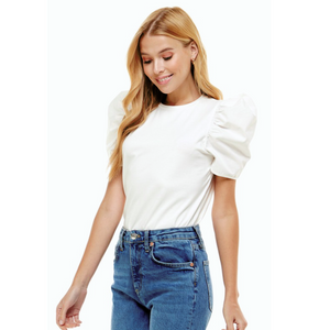 CLAUDIA PUFF SLEEVE TOP