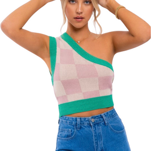 Open image in slideshow, COLETTE SWEATER CROP TOP
