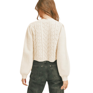 CREME CARDIGAN