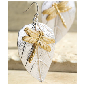 Open image in slideshow, DRAGONFLY EARRINGS
