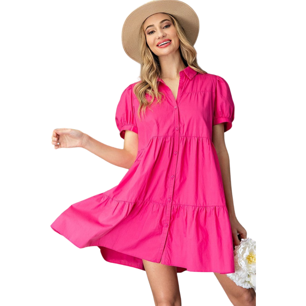 ILSE HOT PINK DRESS
