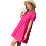 Load image into Gallery viewer, ILSE HOT PINK DRESS
