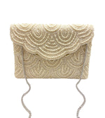 Load image into Gallery viewer, CREAM BRIDAL CLUTCH
