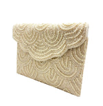 Load image into Gallery viewer, CREAM BRIDAL CLUTCH
